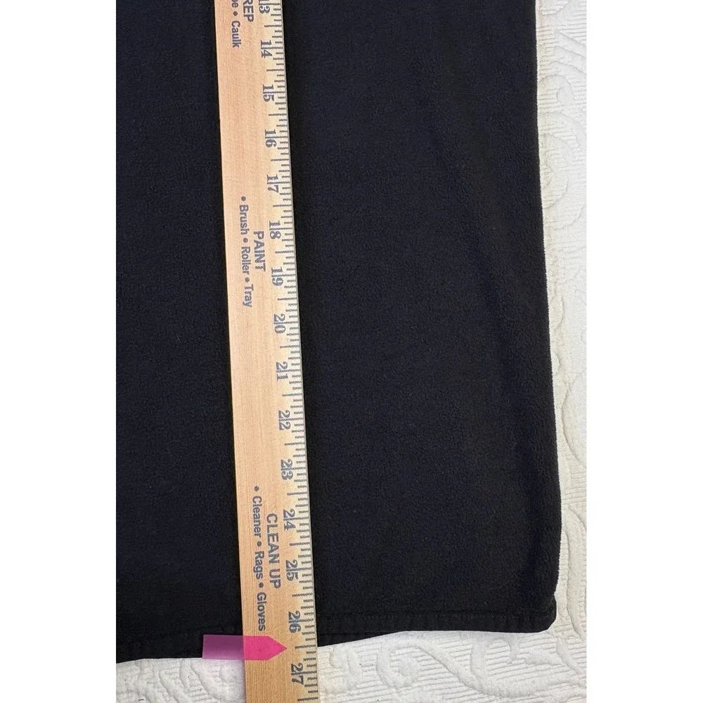 The North Face Black lightweight Fleece Snap Neck Pullover Sweatshirt Men Small‎